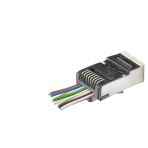 Cat6e Ez Rj45 Metal Konnektör 100 Adet Plastik Kutu - Siyah Nd2418