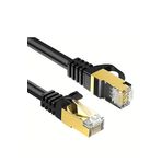 Cat7 Lan Internet Data Modem Kablosu (Cat 7 Ethernet Modem Rj45 Uçlu Jacklı Network Adsl) (3 METRE)