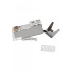 Cat7 Metal Korumalı Rj45 Jack Internet Patch Kablo Ucu Konnektör Jak 1 Adet