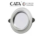 Cata 10 Adet Cata Ct 5257 Beyaz Kasa Zebra Led Spot 6w 3 Renkli