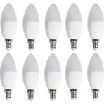 Cata 10 'lU 7 W Mum Ledli Buji LED Ampul-Ince E14 Duy-Avize Ampülü-Gün Işığı 3200K