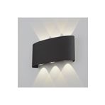 Cata 10 W İki Yönlü Led Duvar Aplik - Gün Işığı (3000K) - Siyah - IP44 - CT-8011