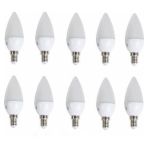 Cata 10'Lu 7W Led Mum Avize Ampulu Buji Ampul Beyaz Isik