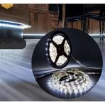 Cata 12 Volt Dış Mekan IP44 Slikonlu 10 Çipli Şerit Led Beyaz Işık 6500k CT-4487 [5 Metre]