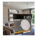 CATA 12W Beyaz Yuvarlak Led Panel Armatür