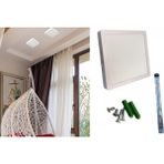 Cata 18W Sü Led Armatür Beyaz Kasa (Kare)(6400K)