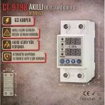Cata 1X63a Monofaze Akıllı Voltaj Ve Akım Koruma Rolesi Şebeke Giriş Voltaj Denetleyici 220 Volt 63 Amper
