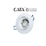 Cata 3 Adet CATA CT 5256 Beyaz Kasa Led Spot 8W 3200K Gün Işığı