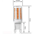 Cata 3 W G9 LED Kapsül Ampul CT-4249 Günışığı Renk Sıcaklığı 3000K Duy Tipi G9 Enerji Tasarruflu - Gün Işığı