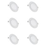 Cata 3W Slim Led Panel %100 Alüminyum 6500K Beyaz Işık (6 ADET) CT-5144B Spot Lamba
