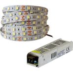 Cata 4040 Yeni Nesil 10 Çipli AMBER 25 Metre Şerit LED + 30 Amper 360W Trafo - Turuncu