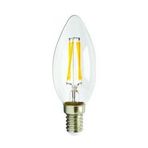 Cata 4w Flamanlı Şeffaf Buji Led Ampul 3200k Günışığı E14 Ct-4066g
