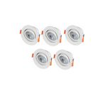 Cata 5 Adet Ct 5204 5 W Sıva Altı Led Spot Beyaz 6500k