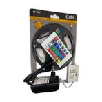 Cata 5 Mt RGB Şerit LED Seti 220 V Kumanda ile Kontrol Edilebilen Renkli Aydınlatma