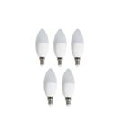 Cata 5'li 7 W Led Ampul-ince E14 Duy-avize Ampülü-gün Işığı 3200k