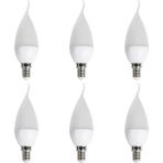 Cata 6 Adet 8W Ledli Kıvrık Buji Ampul CT-4084 - Gün Işığı