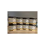 Cata 6 W Sıva Altı Cob Led Beyaz-krom Kasa Spot Gömme Tavan Armatürü 3 Renk Ct-5257-(8 ADET)