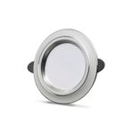 Cata 6W Zebra Beyaz-Krom 3 Renk LED Spot S. A. 6400+4000+3200K Sıva Altı