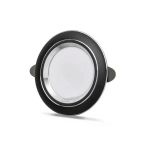 Cata 6W Zebra Siyah-Krom 3 Renk Led Spot S. A. 6400+4000+3200K Sıva Altı 6 Watt 220 Volt