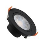 Cata 7 W Akik Smd Led Spot - Beyaz Işık 6500k - Siyah Kasa - Yuvarlak - Sıva Altı - Ct-5200b
