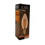 Cata 7W E-14 Rustik Günışığı Led Buji Ampul 3000K 220 Volt 7 Watt