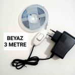 Cata Anahtarlı Adaptörlü Şerit LED - Beyaz - 3 METRE