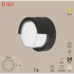 Cata Bora 7W Günışığı Led Duvar Ve Bahçe Aplik 3200K Dış Mekan Ip54 220 Volt