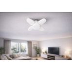 Cata CT-1151 Katlanabilir Pervane LED Ampul | Güçlü Aydınlatma, Enerji Tasarruflu - 3 ADET