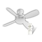 CATA CT 1155 Karayel 82W Fanlı LED Ampul 6400K Beyaz Işık Uzaktan Kumandalı Modern Tasarım