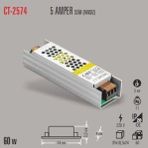 Cata CT-2574 İP20 12 V 5 A 60 W Slim Trafo