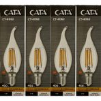 Cata CT-4062 4W 3000K (Günışığı) E14 Duylu LED Kıvrık Buji (4 Adet) - Gün Işığı