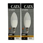 Cata CT-4079 LED Ampul, 7W, E14 Duylu, 6400K Beyaz Işık, 680 Lümen, 2 Adet