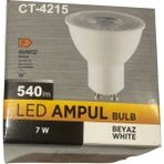 Cata CT-4215 7W 6500K (Beyaz Işık) GU10 Duylu Spot LED Ampul - 1 - 10 W