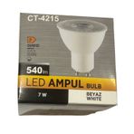 Cata CT-4215 7W 6500K (Beyaz Işık) GU10 Duylu Spot Led Ampul (2 Adet)