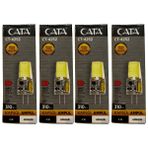 Cata CT-4252 4W 12V 3200K (Günışığı) G4 Duylu Kapsül Ampul (4 Adet) - Gün Işığı