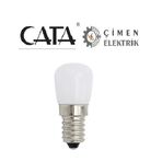 Cata Ct 4261 2W Buz Dolabı Led Ampul 6400K Beyaz Işık E14 Duy