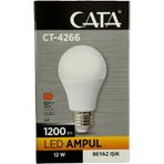 Cata Ct-4266 12W 6400K (Beyaz Isik) E27 Duylu Led Ampul (2 Adet)
