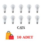 Cata Ct-4277 9watt Led Tasarruflu Ampul Beyaz 10 Adet
