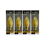 Cata Ct-4280 4W 1800K (Amber) E14 Duylu Rustik Led Dekoratif Ampul (4 Adet)