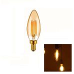 Cata CT-4280 4W 220V E14 Duylu Led Rustik Ampul Amber Renk 5 Adet