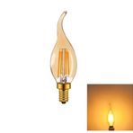 Cata CT-4281 4W 220V E14 Duylu Led Rustik Kıvrık Ampul Amber Renk 5 Adet