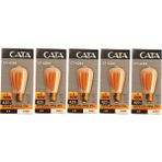 Cata CT-4284 6W Rustik LED Ampul Amber 5li Paket