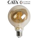 Cata CT 4286 9W G95 Glop Rustik Led 2700K Amber E27 Duy