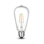 Cata Ct-4353 8W Edison Rustik Led Ampul E27 Günışığı 3000K Filament Dekoratif Lamba 950 Lm Vitrin