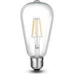 Cata CT-4353 8W/6500K St-64 Uzun Filament LED Ampul (BEYAZ-6ADET) Cata