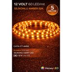 Cata CT-4492 Dış Mekan Amber Renk Silikonlu Şerit LED (5 Metre)