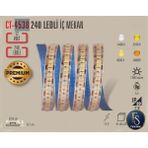 Cata CT-4538 Sıcak Beyaz Renk 4000K Pcb 240 Led/m 12V Iç Mekan Şerit LED - 25 m