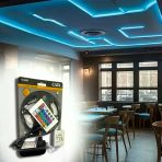 Cata Ct-4557 Rgb Şerit Led Seti 5 Metre Uzaktan Kumandalı Adaptörlü 96 Renk Dekoratif Led Aydınlatma Vitrin