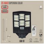 Cata Ct-4643 600 Watt Solar Sokak Lambasi Kumandali Beyaz Işık