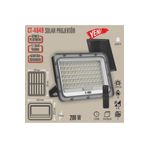 Cata CT-4649 200W Solar Led Projektör Gri